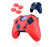 Powfix Coque Silicone Antichoc pour ASUS ROG 2 Pro Rouge Manette | Protection souple et antidérapante, accès total aux boutons et gâchettes. Confort de jeu optimisé, finition noire élégante.