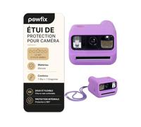 Powfix Coque Silicone Antidérapant pour Polaroid Go Generation 3,Violet | Protection renforcée contre les chocs et rayures, légère, installation facile, idéale en photographie nomade