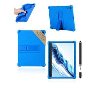 Powfix Coque Silicone pour TCL Note A1 NXTPAPER 11.5", Enfant Antichoc | Avec Stylet Tactile, Béquille Ajustable, Étui Léger Anti-Rayures, Couleur Bleu
