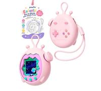 Powfix Coque Silicone Rose pour Tamagotchi Paradise avec Dragonne | Coque Protectrice Anti-Choc & Anti-Rayures | Housse Lavable Ergonomique pour Console Virtuelle, Sac à Dos & Voyage