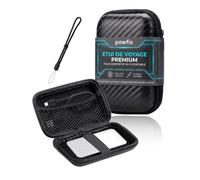 Powfix Étui Antichoc pour Huawei E5586 Routeur WiFi Portable, Noir | Imperméable & Anti-poussière, Structure Solide, Housse de Transport et Rangement Pratique