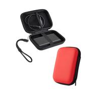 Powfix Étui de Protection pour Maxone 1 to, Coque Rigide Antichoc EVA pour Disque Dur Externe, Sacoche de Transport Voyage et Bureau, Rouge