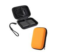Powfix Étui de Protection pour Maxone 1 to, Coque Rigide Antichoc EVA pour Disque Dur Externe, Sacoche de Transport Voyage et Bureau, Orange