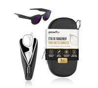 Powfix Housse Oxford Résistante pour Oakley Meta HSTN Lunettes AI Smart Glasses,Noir