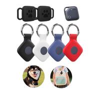 Powfix (Lot de 6) Étuis en Silicone pour UGREEN FineTrack SmartTag - Protection Étanche et Antichoc pour Colliers Chien/Chat, Cartables Enfants et Bagages - Multicolore