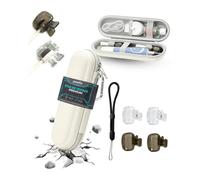 Powfix Set EVA Antichoc pour 7MAGIC D36 + Dragonne + 4 Capuchons,Blanc