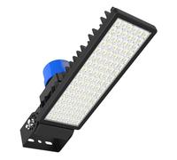 POWFU LED puissant avec capteur crépusculaire pour extérieur 100 W Lampadaire 14 000 LM Crépuscule jusqu'à l'aube Projecteur 6500 K LED IP67 Étanche pour garage, éclairage de parking