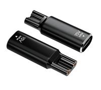 Powice Lot de 2 chargeurs de rasoir 15 V HQ8505 de type C, adaptateur USB C, compatible avec Philips Norelco HQ8505 7000, OneBlade QP6520 QP6530, convertisseur de rasoir USB-C (sans câble)
