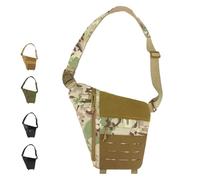 Powios Crossbody Bag, Waterproof Tactical Crossbodys Bag, for outdoor sports, with Adjustable Strap (Camouflage)