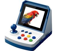 POWKIDDY A6 Plus Console de jeu portable rŽtro avec plus de 1000 jeux classiques, lecteur de jeux portable avec rocker 3D, 2 gamepads câblŽs supportant la connexion TV