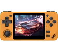 Powkiddy RGB10X Console de jeu portable rétro, lecteur de jeu portable avec carte de jeu TF, système open source, écran IPS de 3,5 pouces, prise casque de 3,5 mm, batterie rechargeable de 2800 mAh