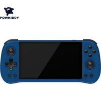 PowKiddy X55 Console de jeu portable, écran IPS HD 5,5 pouces | Supporte la connexion TV HD | Supporte la connexion contrôleur | Avec carte de jeu 16 Go + 64 Go, bleu