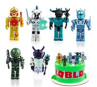 Powmag Figurine Gâteau, Figurine Anniversaire Garcon, Decoration Gateau Cake Topper Enfant, Decoration Sujet Gateau Anniversaire, 6pcs Figurine Personnage