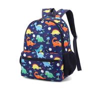 POWOFUN Sac à dos de voyage léger et mignon pour enfants d'âge préscolaire pour garçons et filles, Dinosaure bleu.