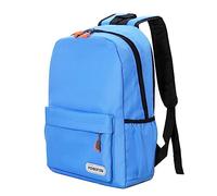 POWOFUN Sac à dos léger de 38,1 cm pour enfants - Sac d'école primaire - Sac à dos décontracté pour l'école maternelle - Sac à dos de voyage pour filles et garçons, bleu bébé