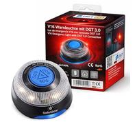 POWR CAR V16 Témoin Lumineux - IDADA 21020060 - Triangle de Présignalisation & Triangle de Panne - Homologation UE 2026 - Voiture & Moto (Témoin Lumineux V16 avec SIM & DGT 3.0)
