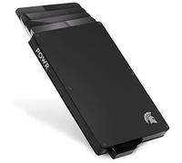 POWR Porte-Carte RFID pour Homme - Porte-Carte en Métal Minimaliste, Fin - Porte Carte - Porte Carte Bancaire - Protecteur de Carte sans Contact