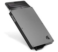POWR Porte-Cartes avec Blocage RFID, Portefeuille Fin élégant et Protecteur de Cartes de crédit sans Contact, Titanium, Taille Unique, Metal Card Holder