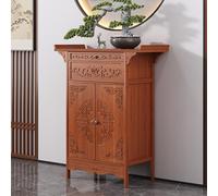 POWRZZZY Table D'autel Personnelle,Meuble De Méditation Bouddhiste avec Étagère,Table De Méditation D'autel,avec Portes Et Tiroirs,pour Les Temples Et Les Familles(Rose Color,80x40x100cm)