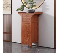 POWRZZZY Table D'autel Personnelle,Meuble De Méditation Bouddhiste avec Étagère,Table De Méditation D'autel,avec Portes Et Tiroirs,pour Les Temples Et Les Familles(Rose Color,66x40x100cm)