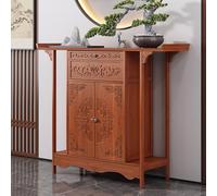 POWRZZZY Table D'autel Personnelle,Meuble De Méditation Bouddhiste avec Étagère,Table De Méditation D'autel,avec Portes Et Tiroirs,pour Les Temples Et Les Familles(Rose Color,120x40x100cm)