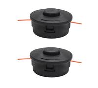 Powswopx Tête de débroussailleuse 25-2 pour Stihl FS55 FS55R FS56 FS56RC FS70 FS70R FS80 FS85 FS90 FS90R FS91R FS94R FS100RX FS110 FS111RX FS120 FS130 Weed E Tater C25-2 40027 Lot de 2 têtes de