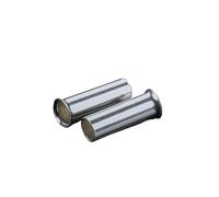 POWTAXBJGD Bornier d'extrémité de cordon plaqué or non isolé - Manchon de jonction de fil nu - Presse à froid - Connecteur à sertir (EN1008 1,0 mm², placage étain)