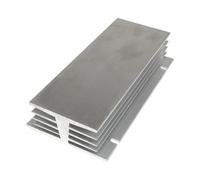 POWTAXBJGD FHSI04-185W Radiateur à dissipateur thermique triphasé en aluminium SSR 185 x 94 x 40 mm 40 A Blanc