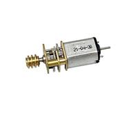 POWTAXBJGD GA12-N20 Boîte de vitesses en métal 12 mm Réduction de vitesse électronique Démarreur sans fin DC 3 V 62 tr/min Vitesse lente Double arbre DIY