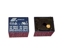 POWTAXBJGD Relais 10pcs/lot SRD-03VDC-SL-C SRD-3VDC-SL-C 3V/5PIN/10A