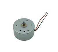 POWTAXBJGD RK-300C-12350 Démarreur électronique 24 mm CC 1,5 V 3 V 5 V 6 V 9000 tr/min broche ronde pour débutant électronique DIY Hobby Toy Fan Modèle à énergie solaire