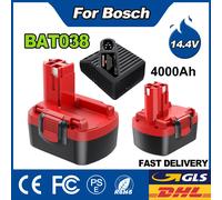 Powtree 4000mAh batterie pour Bosch BAT038 14.4V NI-MH pour batterie Bosch BAT040 BAT041 BAT140 BAT159 PSR GSR GWS GHO GDR GDS 2 Battery 1 Charger