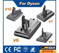 Powtree 6.0/8.0Ah batterie d'aspirateur pour Dyson V6 V7 série V8 V10 DC58 DC62 SV11 SV12 SV10 Animal moelleux absolu V10 8000mAh Battery