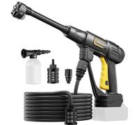 Nettoyeur Haute Pression sans Fil Compatible avec Batterie Makita 18V/21V (Batterie Non Incluse), Nettoyeur Haute Pression avec 3 Niveaux de Pression et Buse 6 en 1