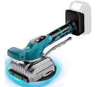 Powtree Secteur de carrelage sans fil 2 en 1 pour batterie Makita 18 V (sans batterie), 70 kg d'adsorption de carrelage, vibromasseur de carrelage avec 5 vitesses réglables et grande ventouse