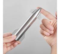 Powvan Starship Rocket Model Set - Dragon Spacecraft et Falcon 9 Booster, Ornement de bureau Aérospatial, Cadeau pour Amoureux de l'Espace (1/360 Starship)