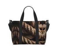 Powzjzw Sac de voyage en forme de boule de ficelle pour femme Sac fourre-tout pour femme pour le travail et la livraison, Noir , Taille unique