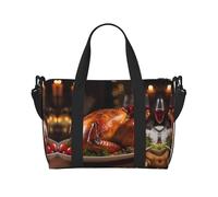 Powzjzw Sac de voyage en Turquie Sac fourre-tout pour femme Sac d'hôpital pour le travail et la livraison, Noir , Taille unique