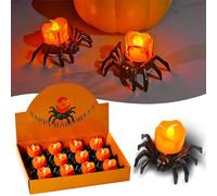 POWZOO Lot de 12 Bougies LED Bougies Unscented Bougie Chauffe-Plat sans Flamme Claire vacillante Bougie pour la Maison décorations de La Batterie pour Noël,Halloween,Pâques,Fête