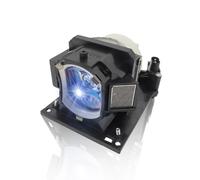 Poxtedsr DT01411 Lampe de remplacement pour projecteur compatible avec Hitachi CP-A352WN CP-AW3003 CP-AW3019WNM CP-AW312WN CP-AX3503 CP-TW2503 CP-TW3003 CP-TW3005 CP-TW3506, avec boîtier