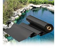 Poxvythb Bache Bassin epdm -Cascade Bassin + Géotextile de Protection, Membrane de Piscine de Jardin pour bassins à Poissons Koi, Fontaine et Cascade(1-15M en Option)