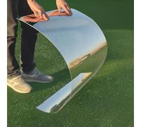 Poxvythb Plaque Polycarbonate, Feuille de Plastique Transparente Légère, Panneau Durable PC, Panneau pour Serre, pour Serre de Jardin d'hiver Abri de Voiture Véranda(1-25 m en option)
