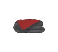 HUDSON Couette légère Microfibre 200g/m² 140x200cm Gris & Rouge