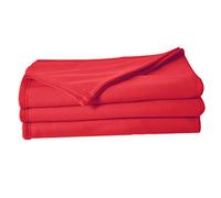 POYET MOTTE POLECO Couverture polaire Polyester Fraise 240 x 260 cm