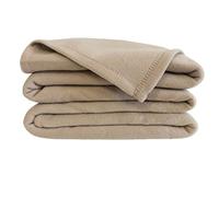 POYET MOTTE POLECO Couverture polaire Polyester Sable 180 x 220 cm
