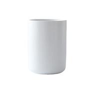POYHKFD Porte-ustensiles de Cuisine, Porte-ustensiles en Céramique de Grande Capacité, Récipient à Baguettes, Seau de Rangement pour Ustensiles de Cuisine en Céramique, Organisateur de(Blanc M)