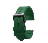 POYNMRE 23 mm 24 mm FluororBber Watchband compatible avec Casio PRW-6600 PRG-600 STRAP PRW-60 PRW-30 PRW-50 PRW-70YT Sports Watch Bracelet(Green-black,23mm)