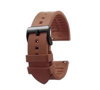 POYNMRE 23 mm 24 mm FluororBber Watchband compatible avec Casio PRW-6600 PRG-600 STRAP PRW-60 PRW-30 PRW-50 PRW-70YT Sports Watch Bracelet(Brown-black,23mm)