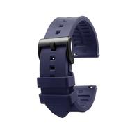 POYNMRE 23 mm 24 mm FluororBber Watchband compatible avec Casio PRW-6600 PRG-600 STRAP PRW-60 PRW-30 PRW-50 PRW-70YT Sports Watch Bracelet(Blue-black,24mm)