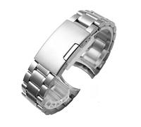POYNMRE Bracelet de montre en acier inoxydable 18 mm, 20, 22, 24, compatible avec les modèles Casio EDIFICE EFV-540, EFV-500, BEM501, EFS-S510, EFB-650, ECB900(Style B-silver,22mm)